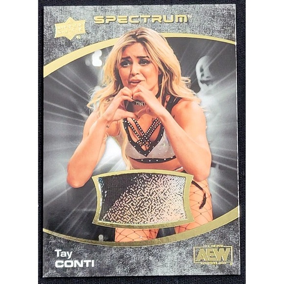 2021 UPPER DECK‎ AEW SPECTRUM DARKTAY CONTI#D 15/25EVENT WORN RELIC